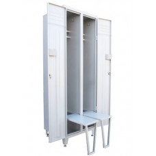 Шкаф металлический для одежды ШО1-2-8 вп
